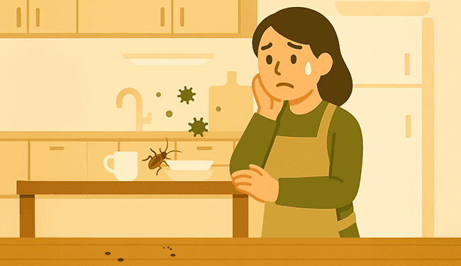 菌をまき散らし食の安全を脅かす