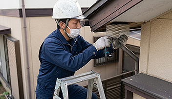 侵入口の完全封鎖と除菌