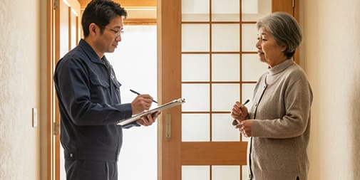 最長5年間の無料保証！アフターフォローも◎