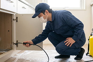 ゴキブリ駆除作業イメージ