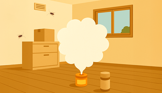 入居前の燻煙剤