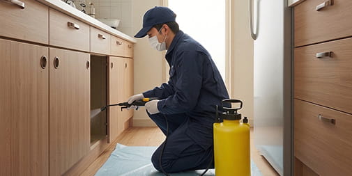 安心安全の薬剤を使用 お子さま・ペットにもやさしい