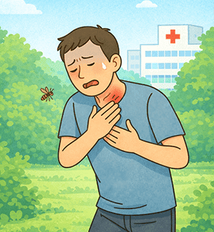 刺されたらアナフィラキシーショックになる