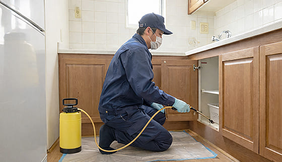 見える害虫だけでなく“根本対策”まで