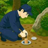 ベイト工法イメージ