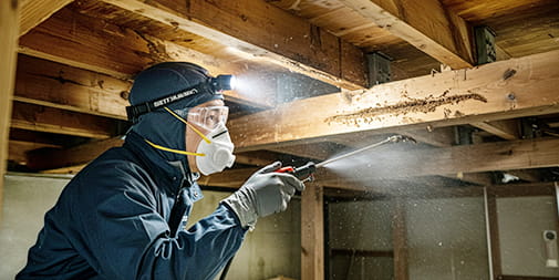 安心安全の薬剤を使用 お子さま・ペットにもやさしい