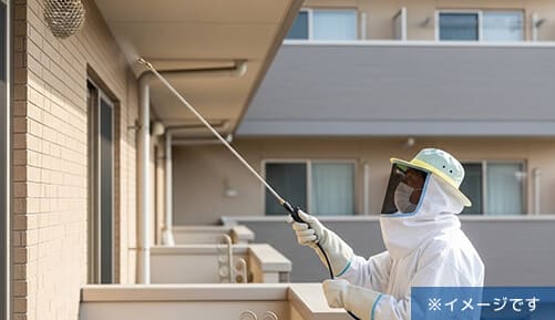 ハチの巣駆除イメージ