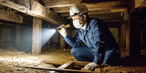 有資格のプロが徹底駆除 再発ゼロを目指して