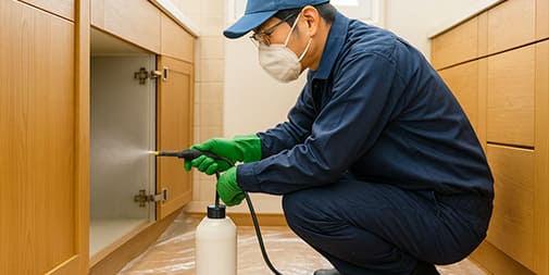 安心安全の薬剤を使用 お子さま・ペットにもやさしい