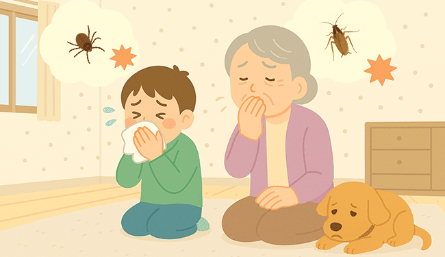 家族の健康が脅かされることも