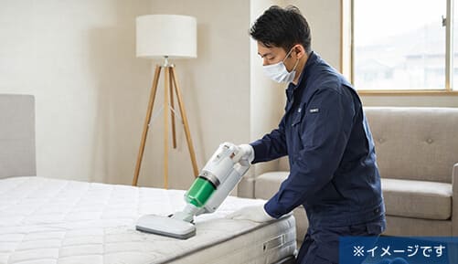 マットレス・カーペットのダニ駆除のイメージ